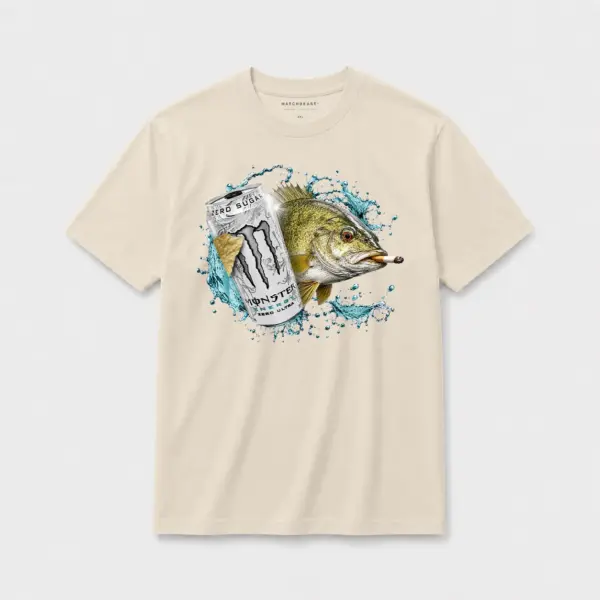 Zero sugar full send small mouth bass t shirt s