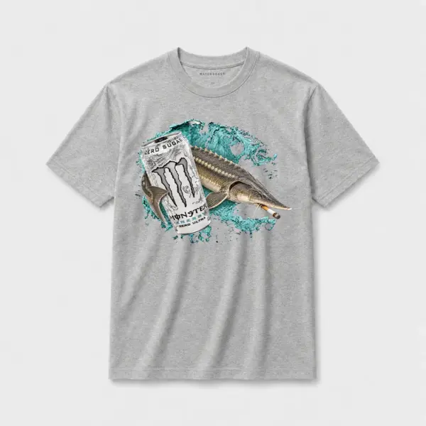 Zero sugar full send sturgeon t shirt gy