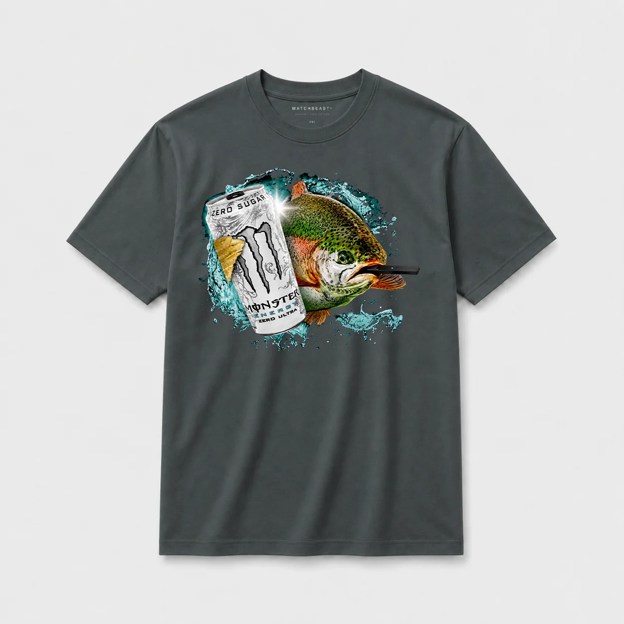 Zero sugar full send trout vape gray