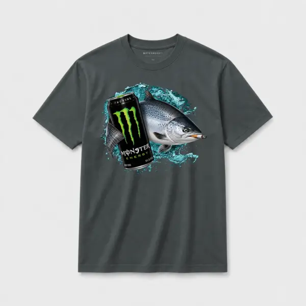 Ull send salmon t shirt d gy