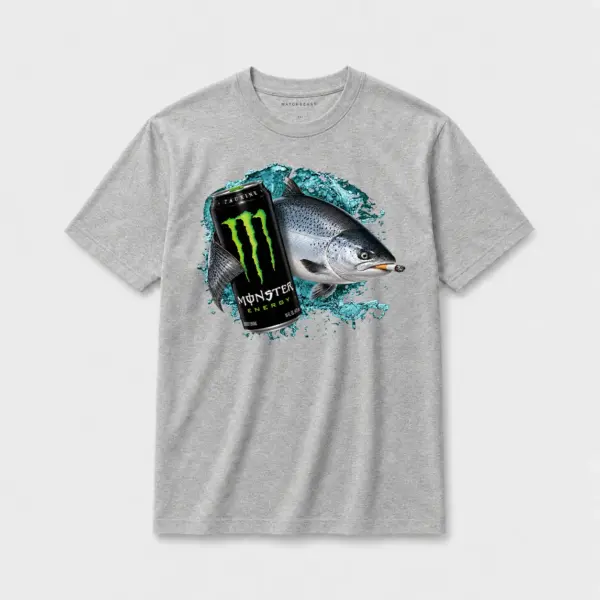 Ull send salmon t shirt gy
