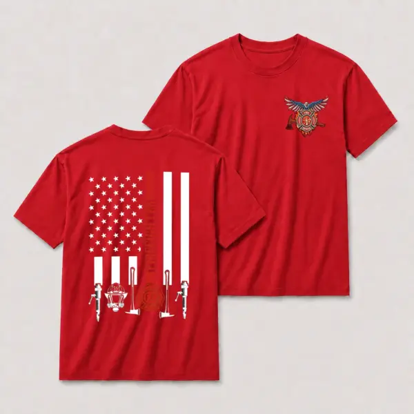 American flag firefighter oversize tee red20american20flag20firefighter20t shirt.webp