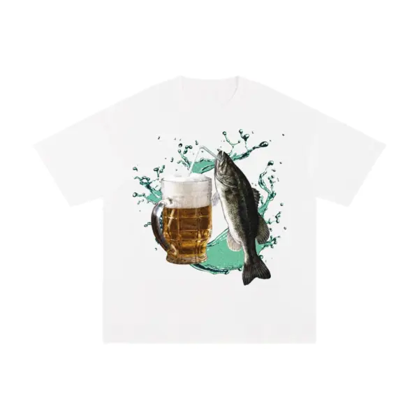 Bass beer premium t shirt white 120bass beer.webp
