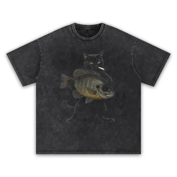 Bluegill bandit t shirt washed20black20bluegill20bandit.webp