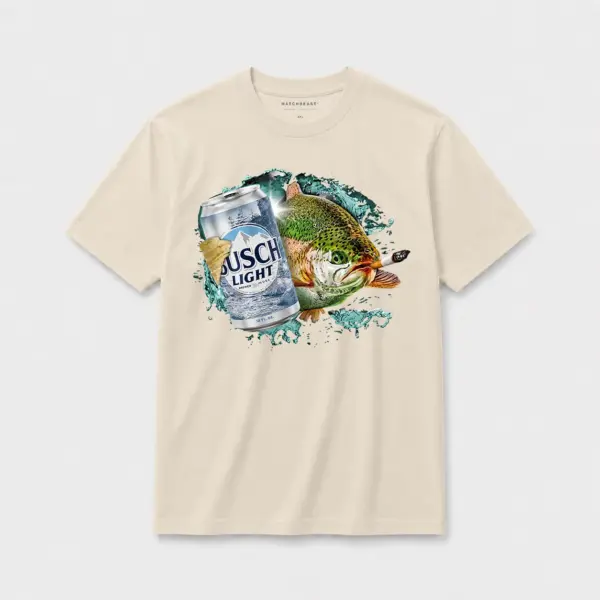 Busch light trout t shirt s