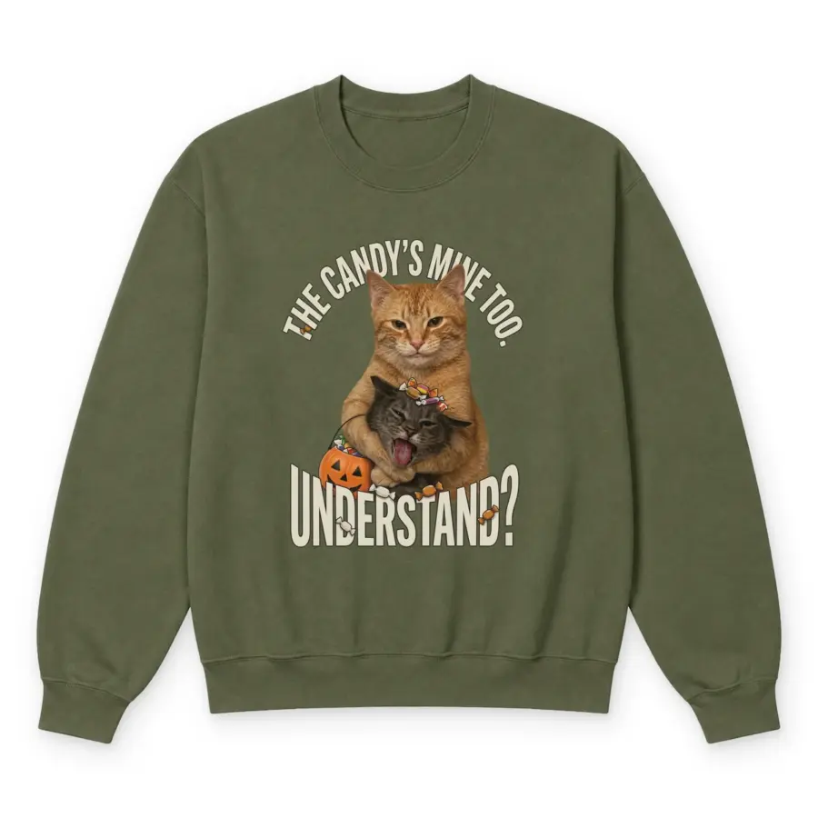 Candy mine sweatshirt olive20candy20mine.webp