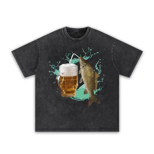 Carp beer premium t shirt washed20black20carp beer.webp