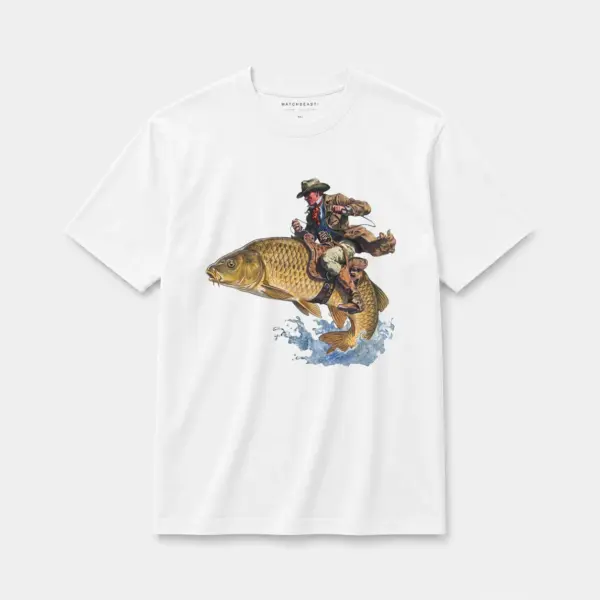 Carp rider t shirt white20carp20rider.webp