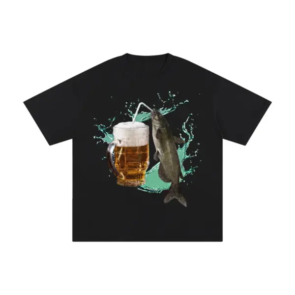 Catfish beer premium t shirt black 120catfish beer.webp