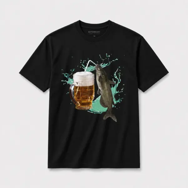 Catfish beer t shirt black20catfish beer.webp