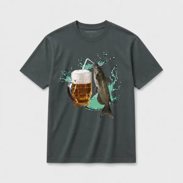 Catfish beer t shirt dark20gray20catfish beer.webp