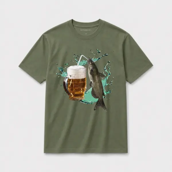 Catfish beer t shirt olive20green20catfish beer.webp