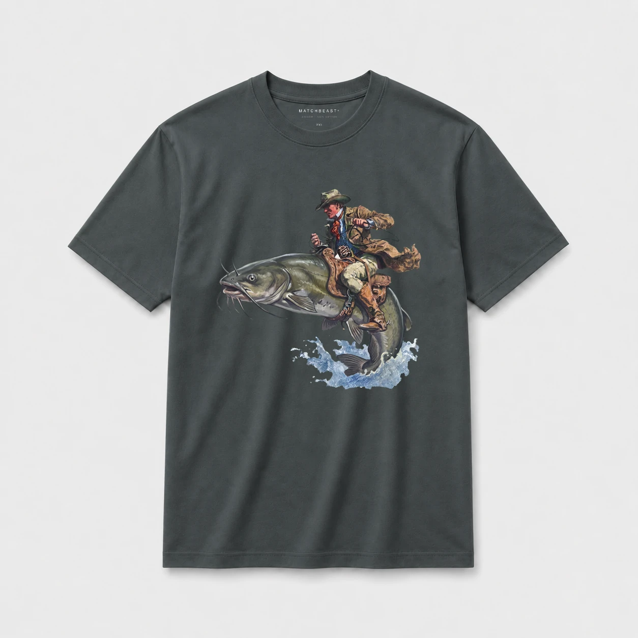 Catfish rider t shirt dark20gray20catfish20rider.webp