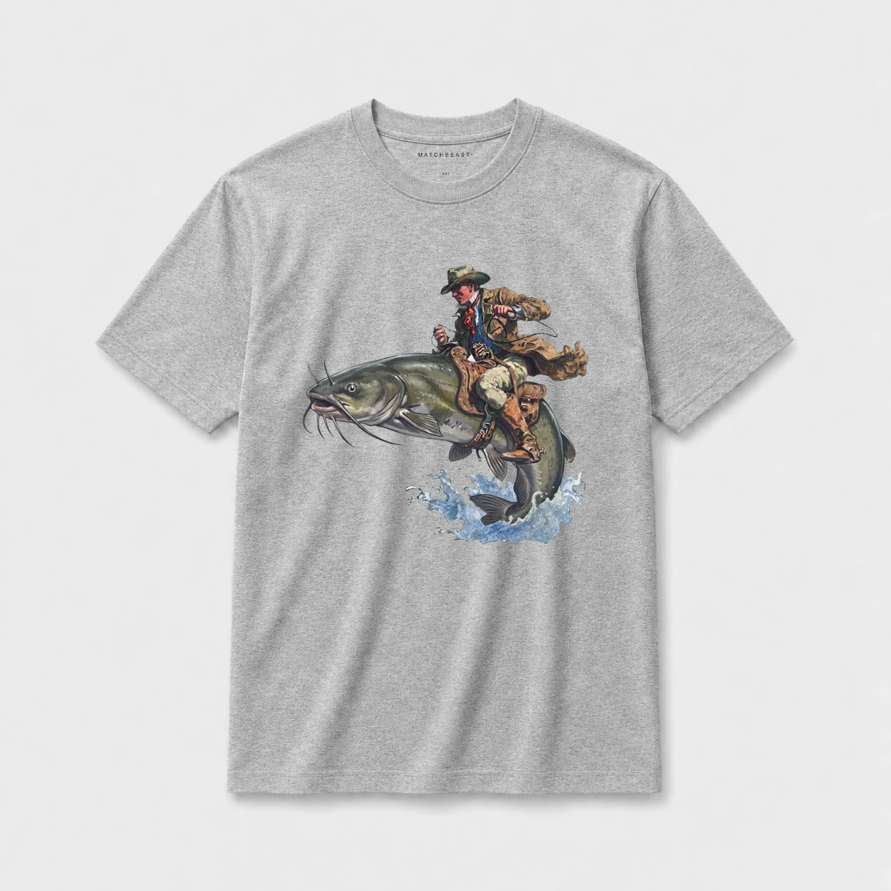 Catfish rider t shirt gray20catfish20rider.webp