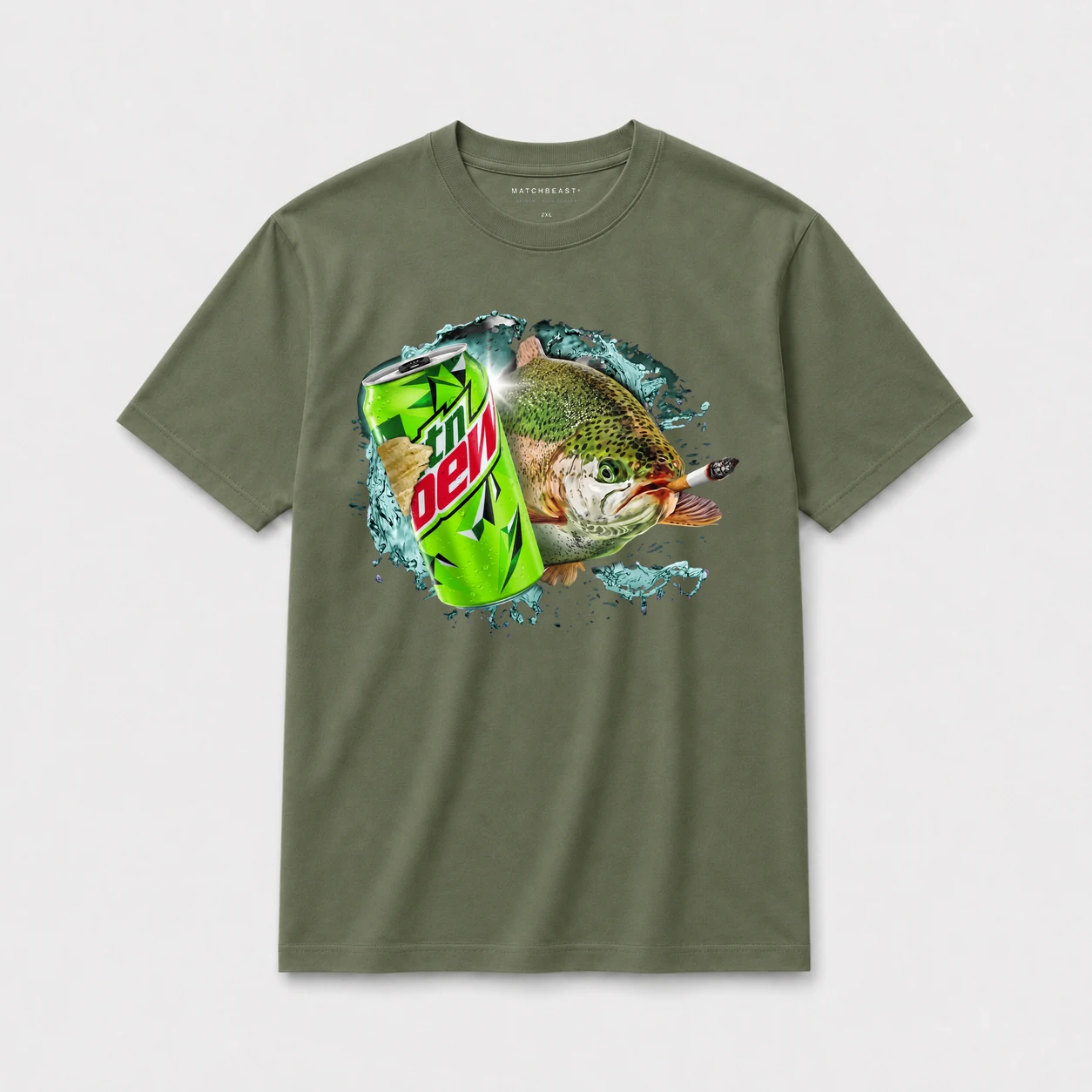 Citrus rush trout t shirt olive20green20citrus20rush20trout.webp