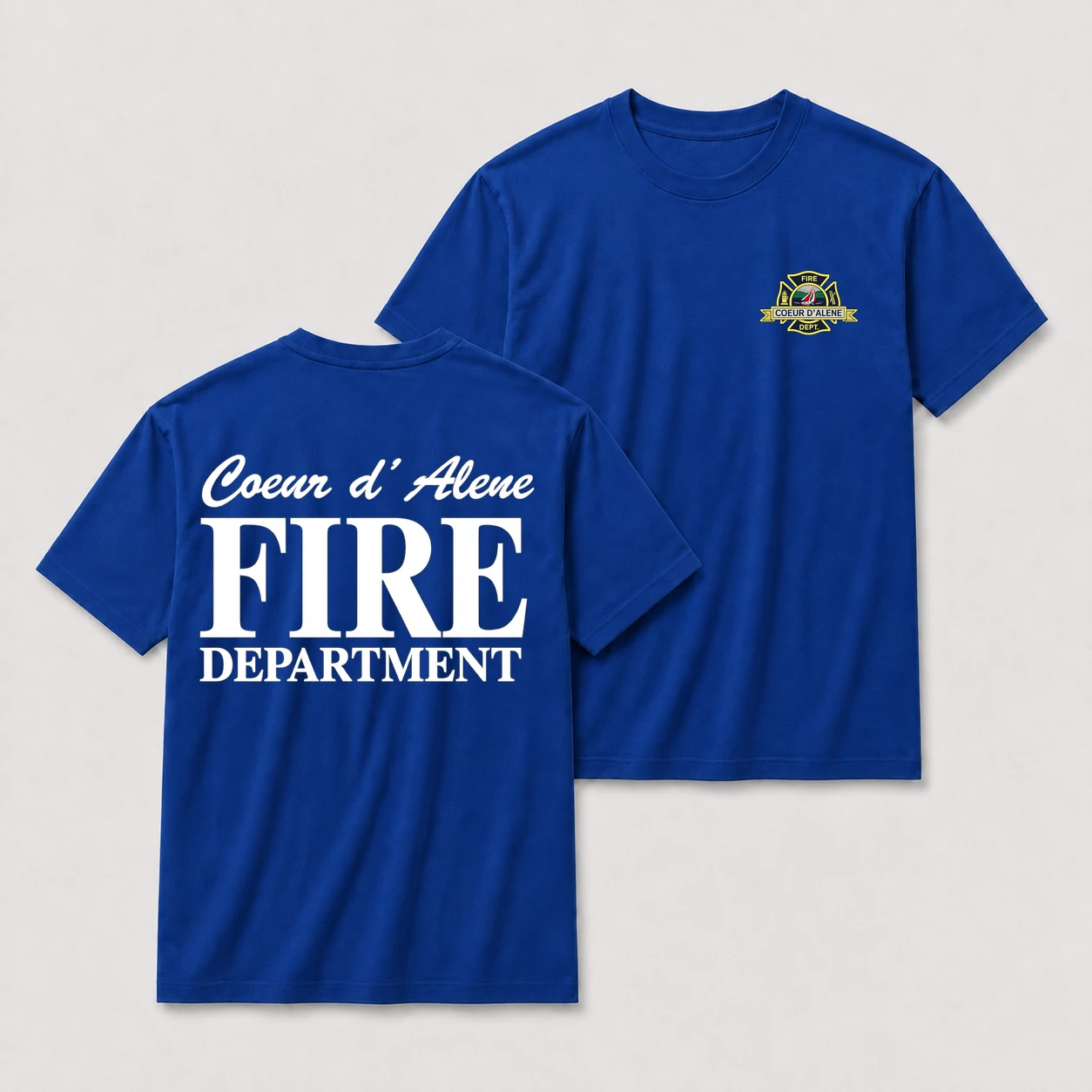Coeur dalene fire department tribute oversize tee blue20coeur20dalene20fire20department20tribute20t shirt.webp