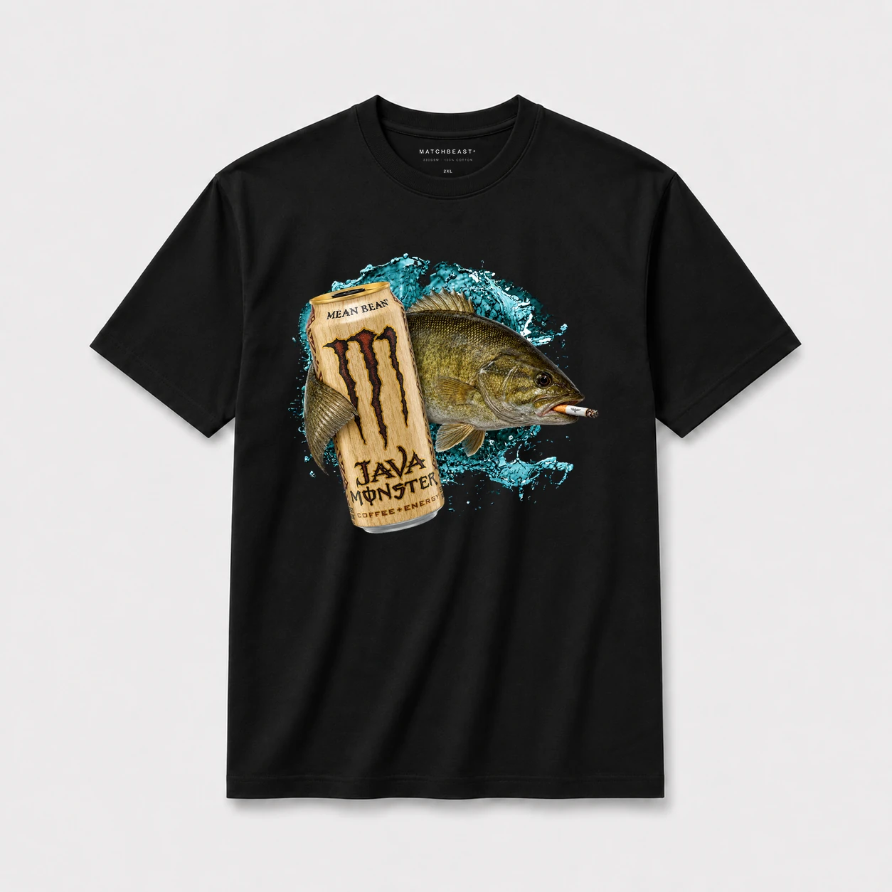 Coffee boost smallmouth t shirt black20coffee20boost20smallmouth.webp
