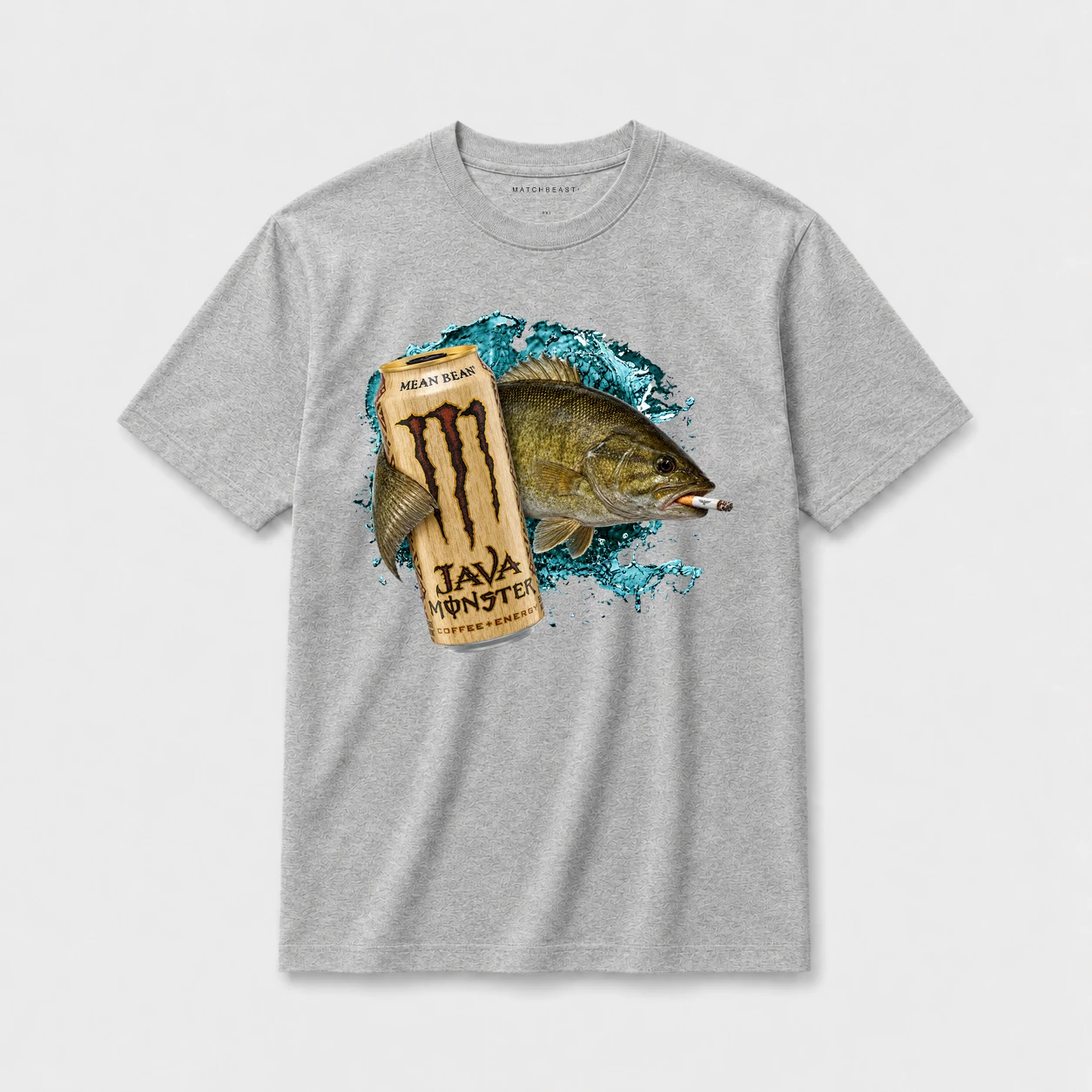 Coffee boost smallmouth t shirt gray20coffee20boost20smallmouth.webp