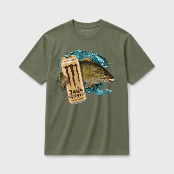 Coffee boost smallmouth t shirt olive20green20coffee20boost20smallmouth.webp