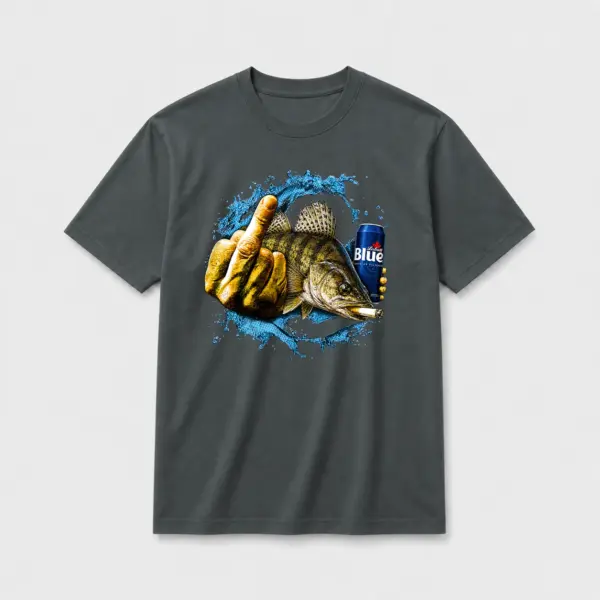 Cold one flip off walleye t shirt dark20gray20cold20one20flip off20walleye20t shirt.webp
