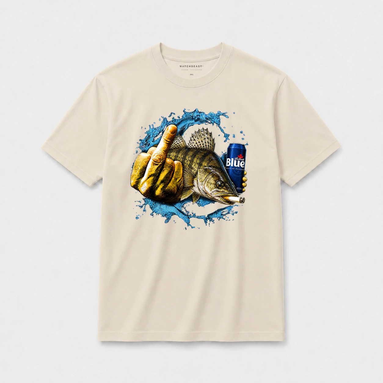 Cold one flip off walleye t shirt light20sand20cold20one20flip off20walleye20t shirt.webp