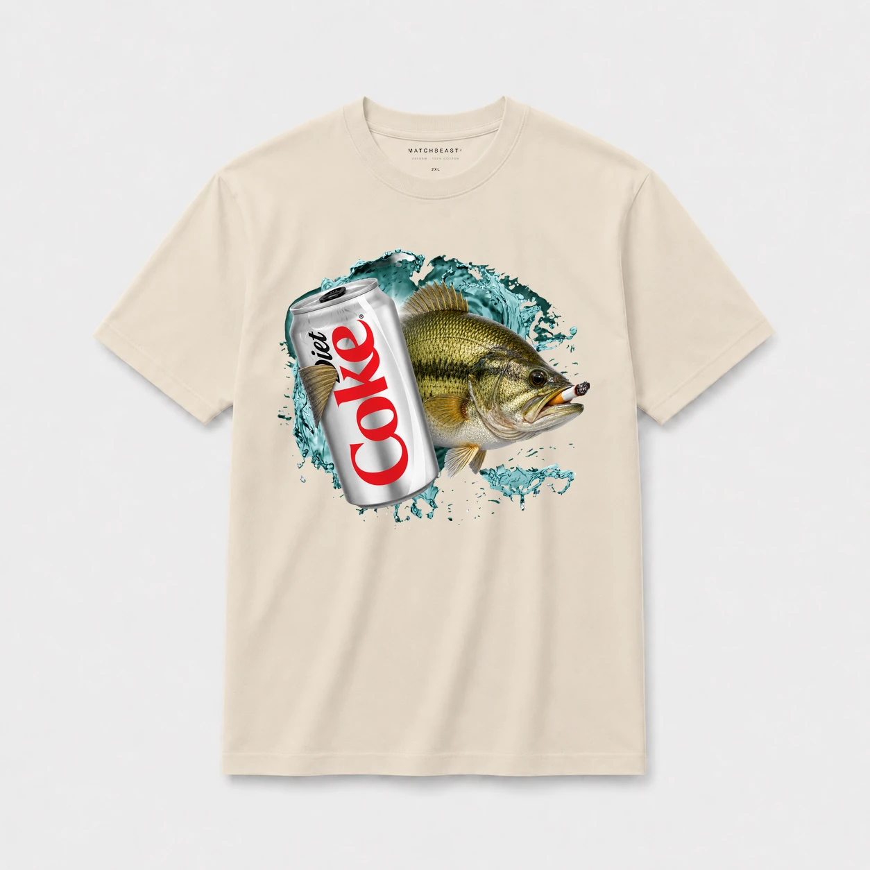 Diet coke bass t shirt light20sand20diet20coke20bass.webp