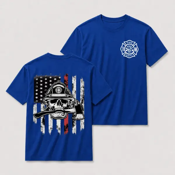 Firefighter skull flag oversize tee blue20firefighter20skull20flag20t shirt.webp