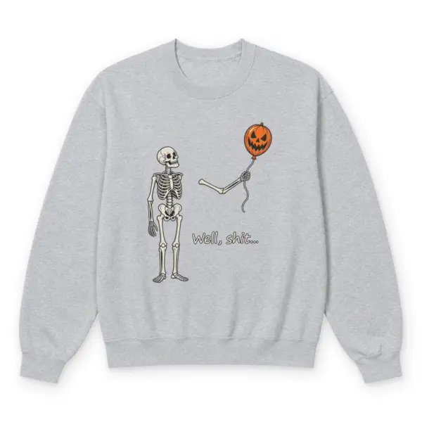 Gray wrong balloon skeleton