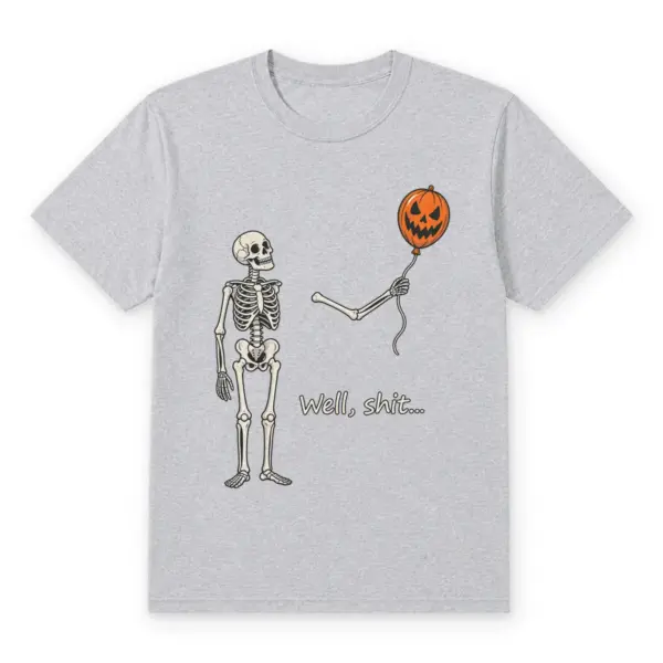 Gray wrong balloon skeleton