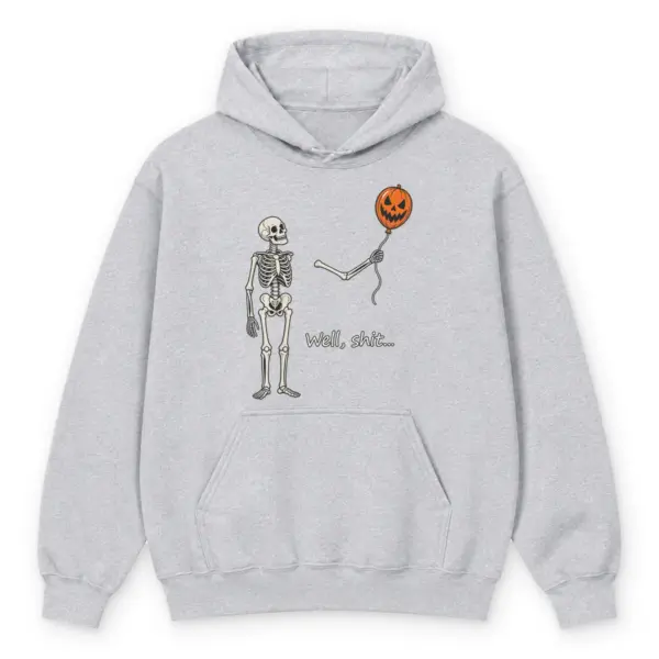Gray wrong balloon skeleton