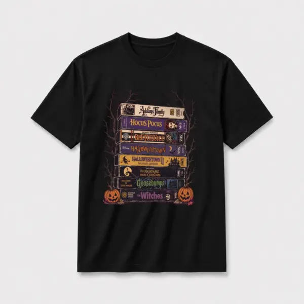 Halloween movie night t shirt black20halloween20movie20night.webp