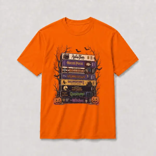 Halloween movie night t shirt orange20halloween20movie20night.webp