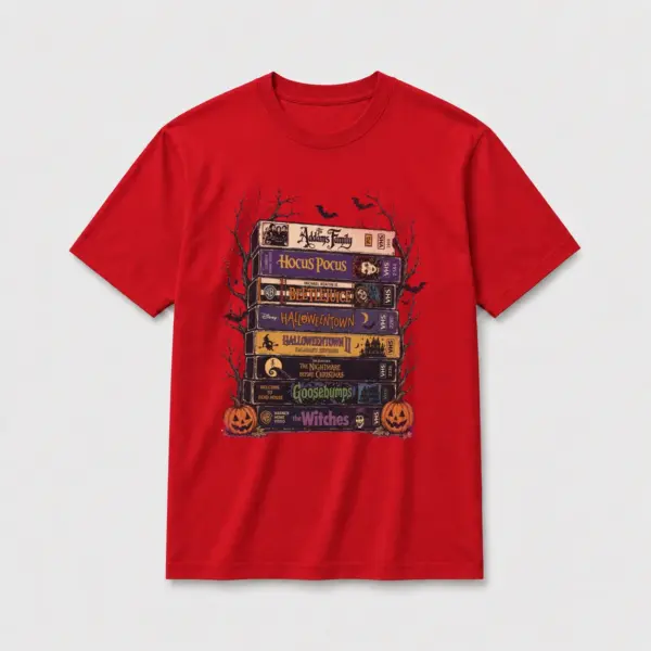 Halloween movie night t shirt red20halloween20movie20night.webp