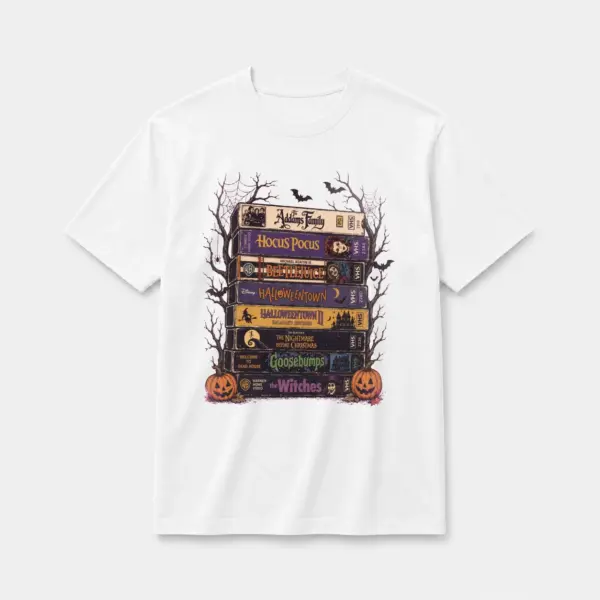 Halloween movie night t shirt white20halloween20movie20night.webp