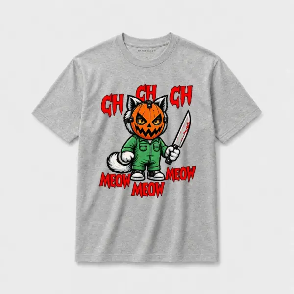 Jack o slasher cat t shirt gray20jack20o20slasher20cat.webp