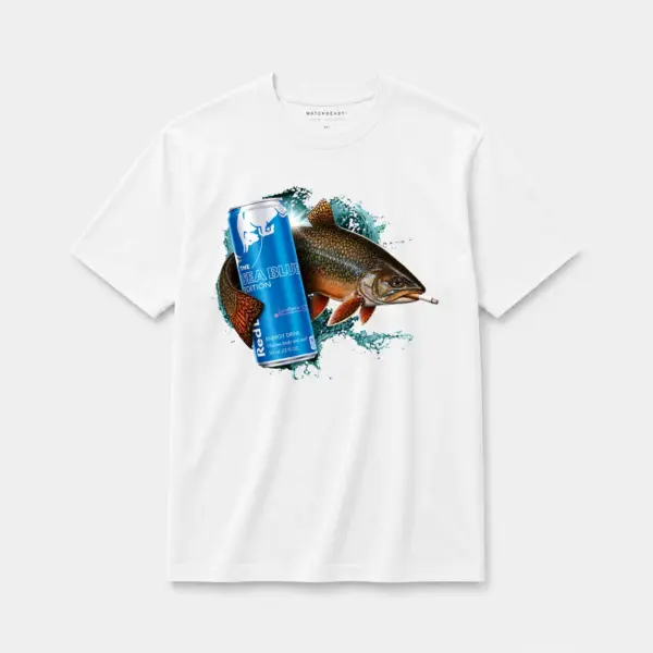 Juneberry rush brook trout t shirt white20juneberry20rush20brook20trout.webp