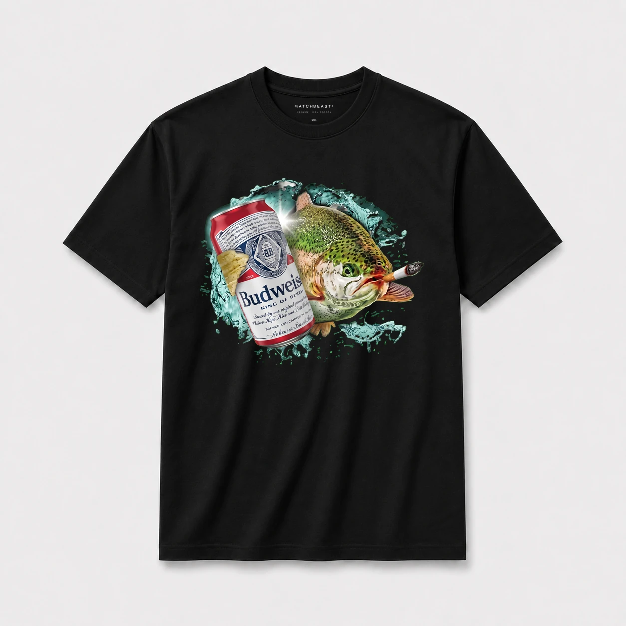 King lager trout smoke t shirt black20king20lager20trout20smoke.webp