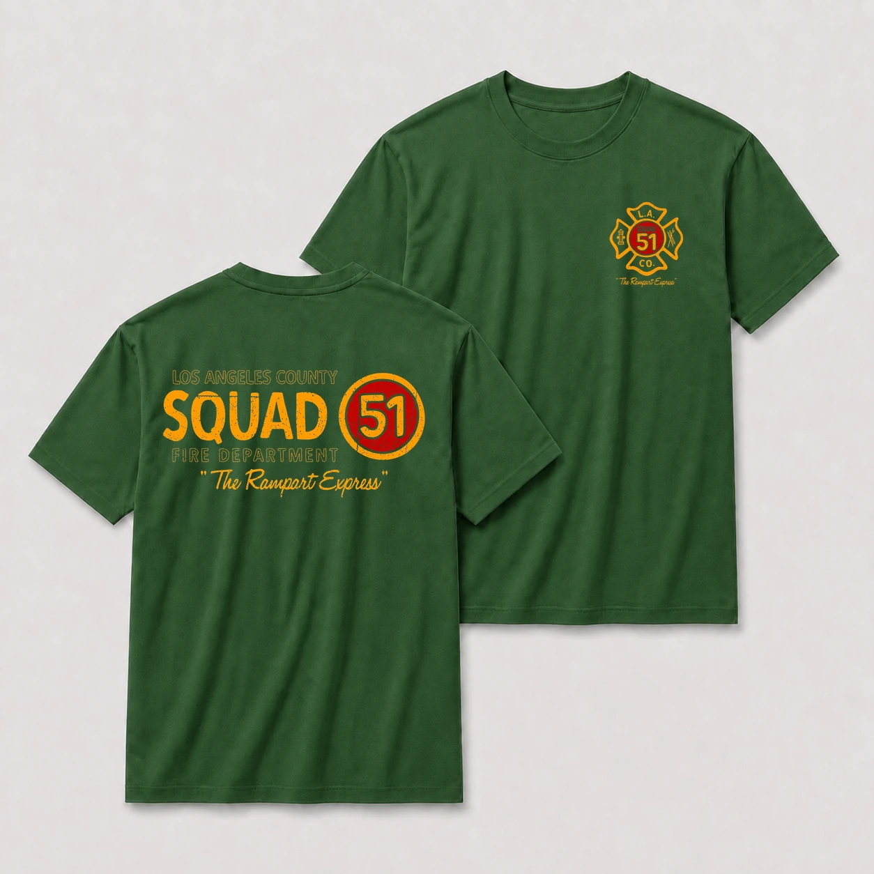 La co. squad co. 51 house t shirt green20la20co.20squad20co.205120house20tee.webp