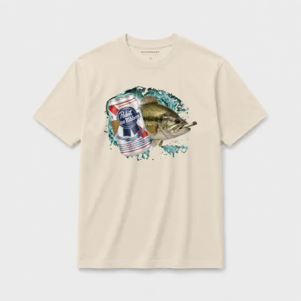 Largemouth bass blue ribbon joint t shirt light20sand20largemouth20bass20blue20ribbon20joint.webp