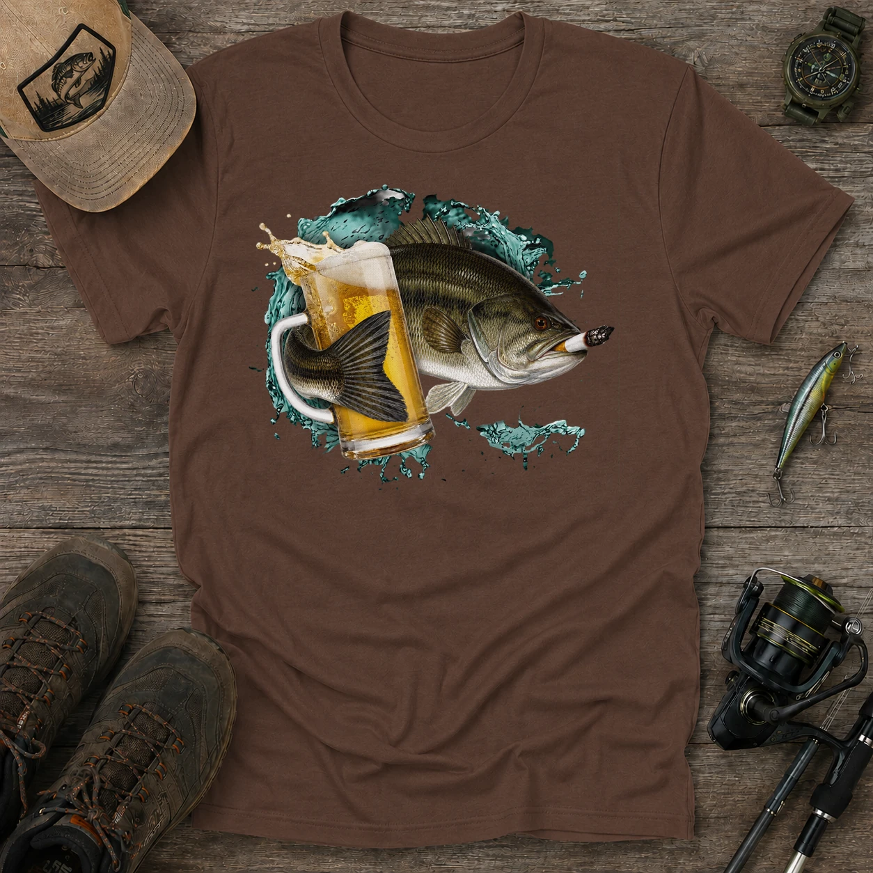 Largemouth cold catch t shirt coffee20largemouth20cold20catch.webp