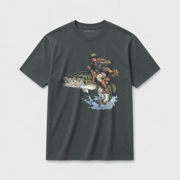Largemouth rider t shirt dark20gray20largemouth20rider.webp