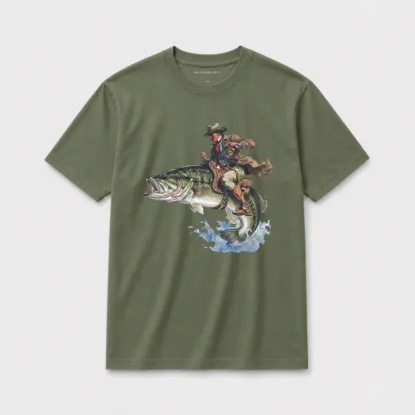Largemouth rider t shirt olive20green20largemouth20rider.webp