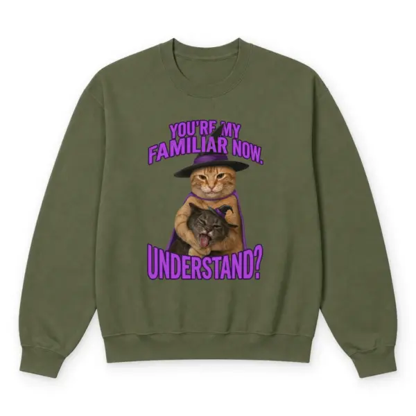 My familiar sweatshirt olive20my20familiar.webp
