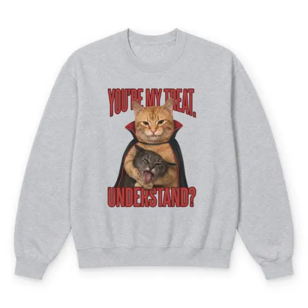 My treat sweatshirt gray20my20treat.webp