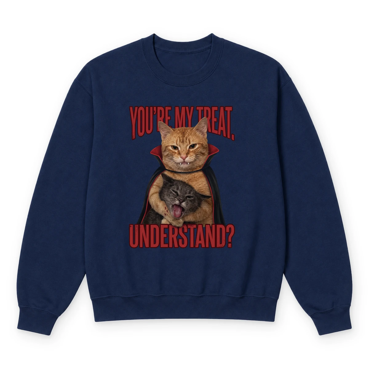 My treat sweatshirt navy20my20treat.webp