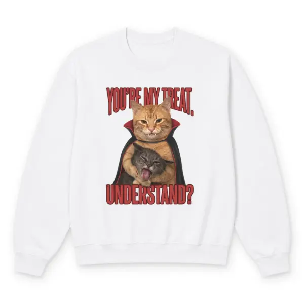 My treat sweatshirt white20my20treat.webp