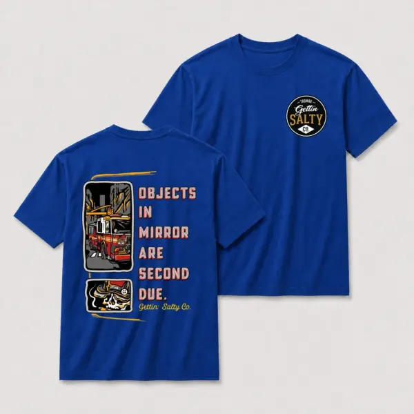 Objects in mirror firefighter oversize tee blue20objects20in20mirror20firefighter20t shirt.webp