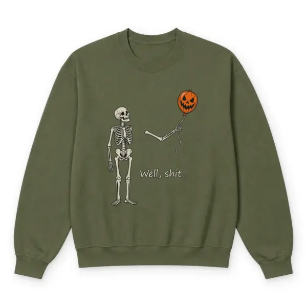 Olive wrong balloon skeleton