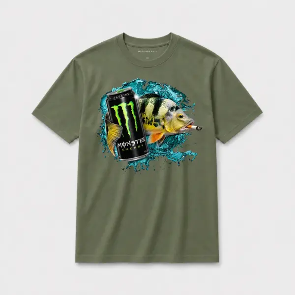 Original full send rainbow trout t shirt gn