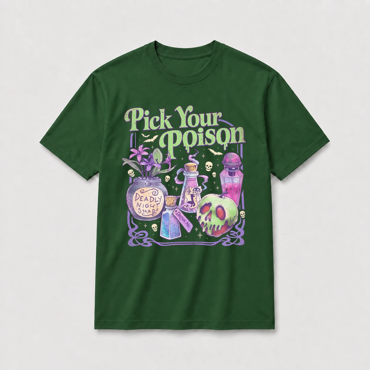Pick your poison t shirt green20pick20your20poison.webp